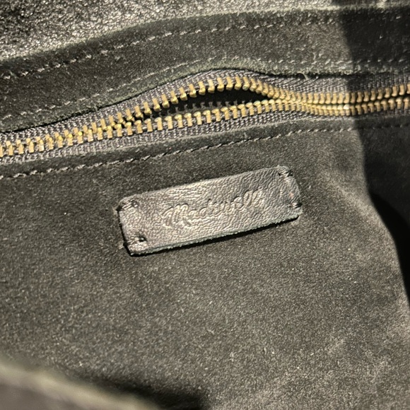 Madewell black leather backpack - Picture 4 of 14